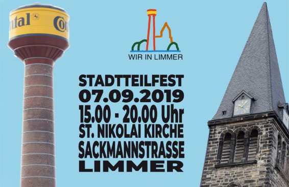 Banner Stadtteilfest »Wir in Limmer«