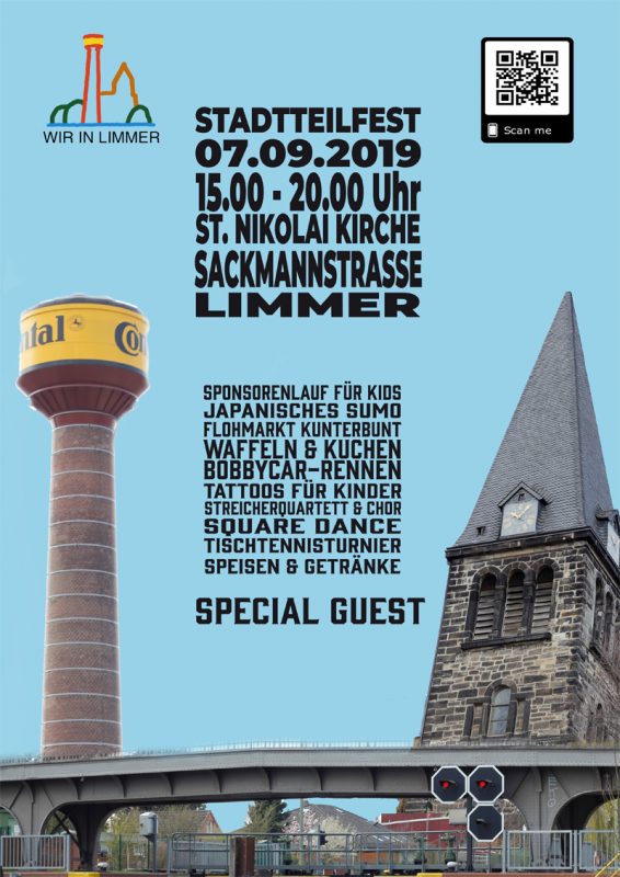 Plakat Stadtteilfest »Wir in Limmer«