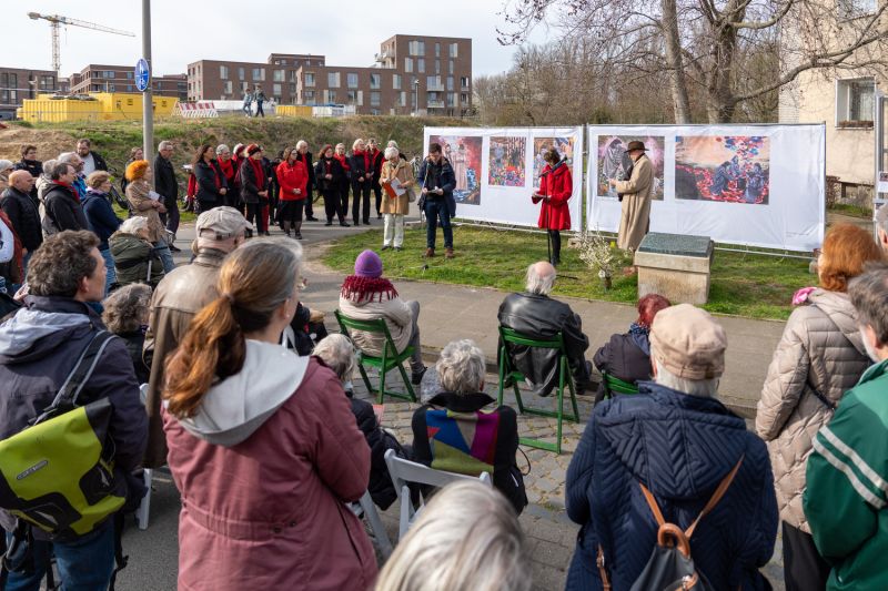 Gedenken an die Befreiung des KZ Conti-Limmer 2023 | Foto: Tim Rademacher