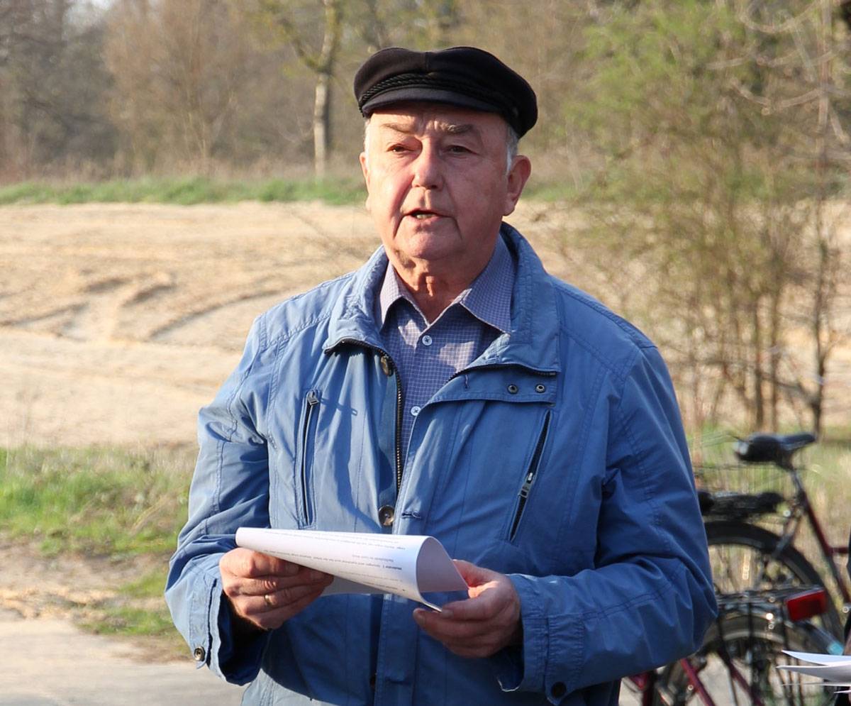 Jürgen bei einer Gedenkveranstaltung für das KZ Conti-Limmer am 10. April 2016 | Tim Rademacher